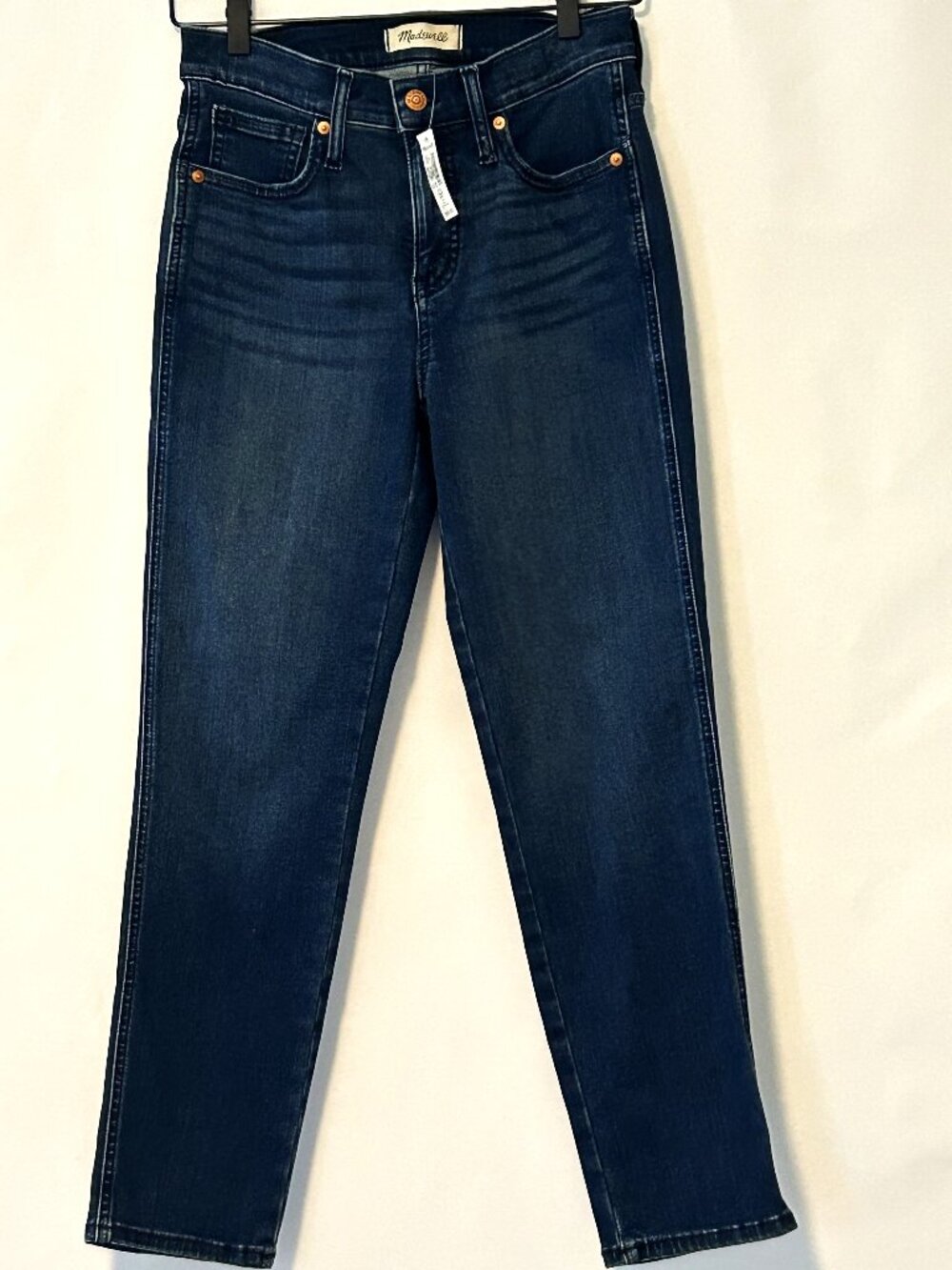 NWT Madewell mid-rise stovepipe jeans, size 26
